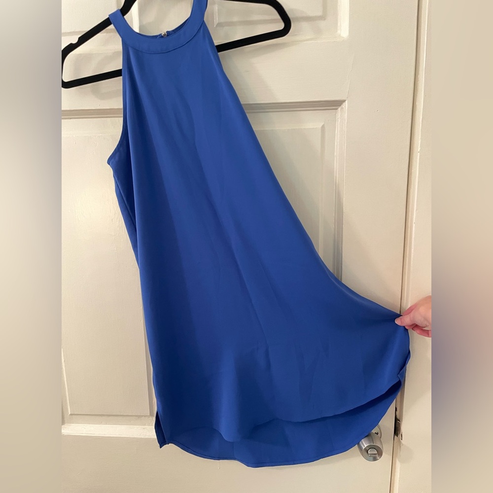 Halter Dress, royal blue - Adrienne Vittadini